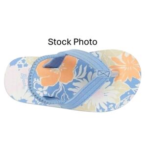 Toddler Girls Classic Flip Flop w Back Strap by OshKosh - Size L = 9/10